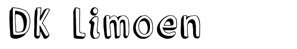 DK Limoen font preview
